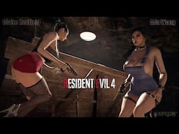 Claire Redfield & Ada Wong Plaga Excavation Site Affairs - Resident Evil 4 Remake The Movie Mod