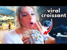 WE WAITED IN LINE FOR 36MINS TO TRY THIS TIKTOK FAMOUS CROISSANT (results are shocking)