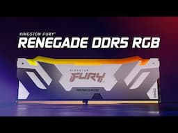 DDR5 RGB memory with speeds of up to 8400MT/s – Kingston FURY Renegade DDR5 RGB