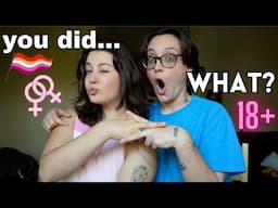 REACTING TO YOUR LESBIAN CONFESSIONS w/ MY WIFE