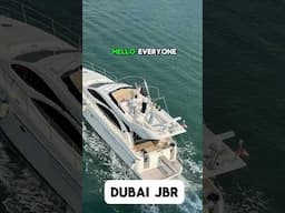 yacht 🛥️ Life In JBR - The Beach 🇦🇪 #shorts