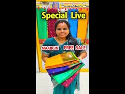 Best wholesale saree shop in Chennai  Old Washermenpet Hanishkas Sarees👌👌Cheap Best Sarees👌👌 Live