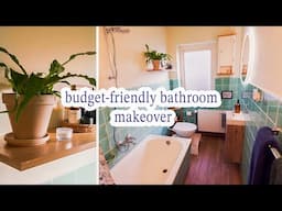 Tiny Budget, Big Impact ~ $275 Bathroom Makeover (100% REVERSIBLE and Renter Friendly :) )