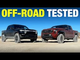 Rivian R1T vs. Toyota Tacoma TRD Pro Off-Road Comparison Test | Fully Electric vs. Hybrid Face-Off