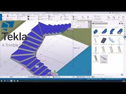 Astuce Tekla Structures : Escaliers béton