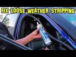 Ford Explorer 2011-2019, how to fix loose weather strip door seals.