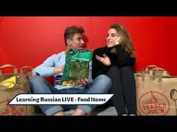 LIVE Comprehensible Input Russian || Common Food Items