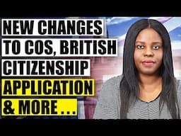 Changes To Work Sponsorship & British Citizenship Application Announced Jan 25