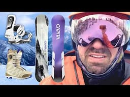 EPIC First Day Review - CAPITA MERCURY 2025 with UNION ULTRA Bindings & SALOMON Snowboard Boots