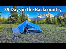 39 Days Backpacking in *Mostly* the Canadian Rockies | My 2024 Trips