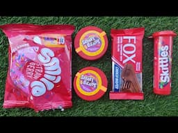 Satisfying video Asmr lollipops candy unboxing video Asmr opening video and chocolate gummy candy