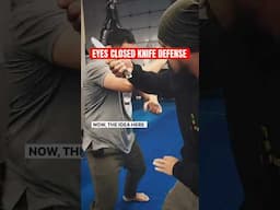 Eyes Closed Knife Defense