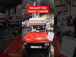 Reliant Tandy Camper NEC 2024 #Van life #camping #automobile