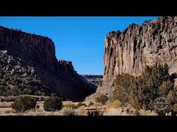 Hiking Diablo Canyon near Santa Fe, New Mexico