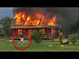 Hero 6-Yr-Old Saves Her Family After Running Inside Burning Home