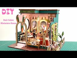 DIY Hair Salon miniature dollhouse