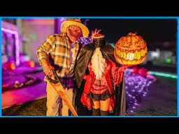 Halloween Decoration and Trick or Treating 2024 | D&D Family Vlogs