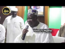 Watch What APC Natl' Chairman Tells Newly Decamp PDP Senator @ APC HQ In Abuja