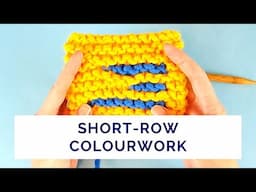 How to Knit Colourwork Using Short Rows