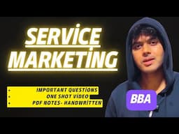 Service Marketing For BBA 5th Semester | Important Questions