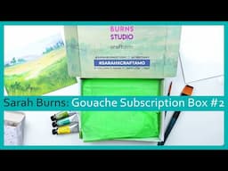 ✨Sarah Burns Gouache Subscription Box! ✨February Unboxing