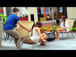 Ultimate Chair Pulling Pranks Compilation Funny Public Pranks RebelTV 2021-PART 20 😂🔥😹