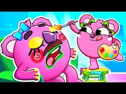 Let's Make Daddy Pretty Song 🎨💄 Kids Songs And Nursery Rhymes by Baby Zoo Karaoke