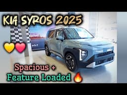 Kia Syros 2025 Review in Kannada| Sonet Seltos ಬದಲು Syros Buy ಮಾಡಬಹುದು😲🤨.. But Why 🤔🤷