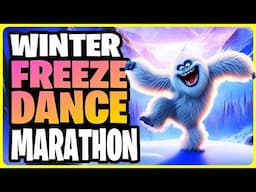 Winter Freeze Dance Marathon ❄️ Just Dance ❄️ Brain Breaks for Kids ❄️ Danny Go Noodle