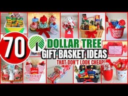 $1 DOLLAR TREE GIFT IDEAS *NEW*┃last minute GIFT DIYs & BASKETS 2024