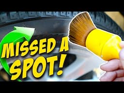 Tire Dressing Application Tips!  #detailing #learning #training