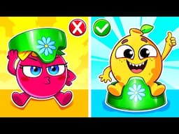 Potty Training Song 🚽 Good Habits | Funny Kids Songs & Nursery Rhymes | Pit & Penny Stories🥑✨ #baby