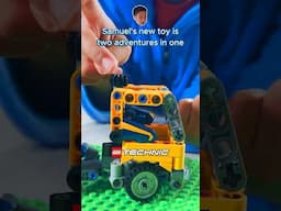 Samuel + New LEGO dump truck = Epic unboxing! 🚚 #lego  #unboxingtoys #mainananak #mobilmobilan