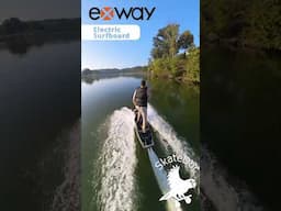 Exway Electric Surfboard #electricsurfboard #eskate #esurf #exway #insta360 #jetski