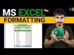 Microsoft Excel Full Course 2025 | Excel Tutorial For Beginners in Hindi | Complete Excel Tutorial