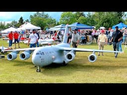 WORLD´S LARGEST ELECTRIC RC MODEL AIRCRAFT FROM TYLER PERRY / 149KG C-17 GLOBMASTER FLIGHT DEMO !!!