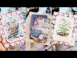 3 Ways: Using Distress Ink on Embossed Backgrounds + Simon's February 2025 Card Kit