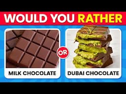 Would You Rather...? Chocolate Edition 🍫🍩 Quiz Time