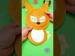 Lámpara de noche linda que parece un zorro 🦊 #manualidades #DIY #dibujo