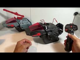 G.I. Joe HISS tank II RC custom progress table top test drive