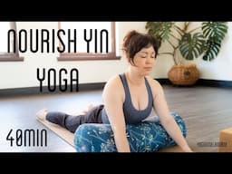 Nourishing Yin yoga for emotional release | 40min | gentle practice