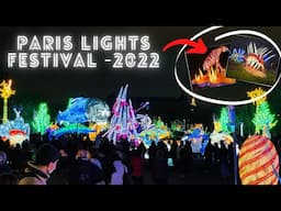 Paris Lights Festival - 2022 | France | Paris Walking Tour | 4K | Malayalam | Rojin in Wanderland