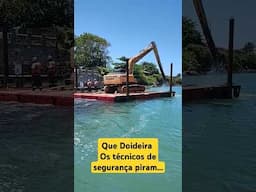 Bora Remar com Retroescavadeira