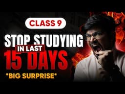 Class 9 - DO NOT STUDY NOW ⚠️ | Finish Full Syllabus in 10 Days!