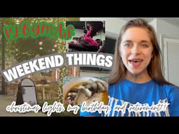 VLOGMAS EP. 1 // workout with me, my birthday and CHRISTMAS lights!