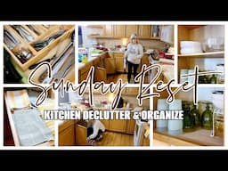 SUNDAY RESET // WHOLE KITCHEN DECLUTTER AND ORGANIZE // ROBIN LANE LOWE