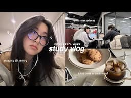 3AM Study Vlog 💤: 52 hours of studying (no sleep), finals cramming, crashing out with friends