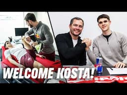 Welcome Kosta Nedeljković! | This is how the Serbian top talent spent his first day at RBL! ✍️ | BTS