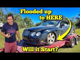 I Bought a Flood Totaled Bentley for $9,000 with a "Really Low Water Line"