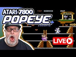 RETRO BLISS plays POPEYE on the ATARI 7800 - Is This the BEST Port Ever?